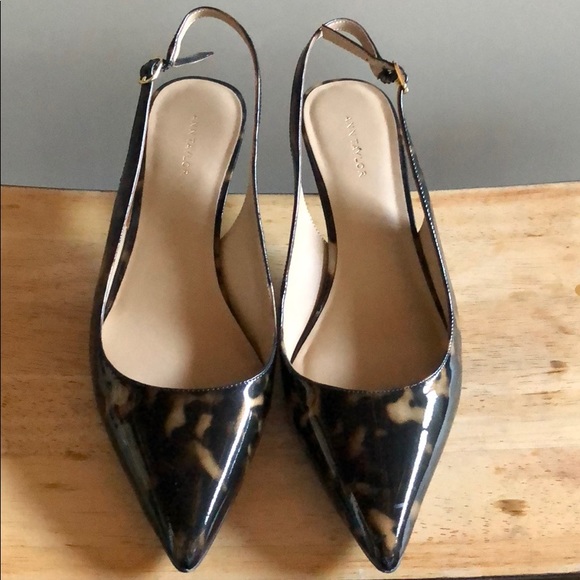 ann taylor tortoise shell pumps